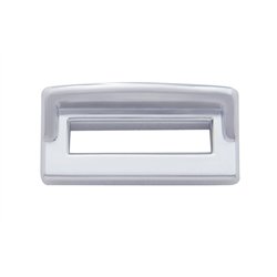 UP40956-Chrome Plastic Switch Label Covers With Visor For 2001 & Older Peterbilt (6-Pack)