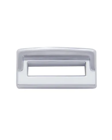 UP40956-Chrome Plastic Switch Label Covers With Visor For 2001 & Older Peterbilt (6-Pack)