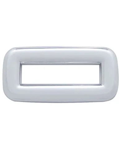 UP40959-Chrome Plastic Toggle Switch Label Cover Without Visor For 2002+ Peterbilt (Card Of 6)