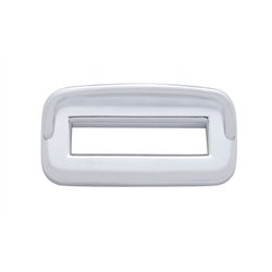 UP40960-Chrome Plastic Toggle Switch Label Cover With Visor For 2002+ Peterbilt (Card Of 6)