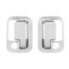 UP40962-Chrome Exterior Door Handle Cover For 2003+ Kenworth & 2004+ Peterbilt Trucks- Pair (Driver & Passenger)