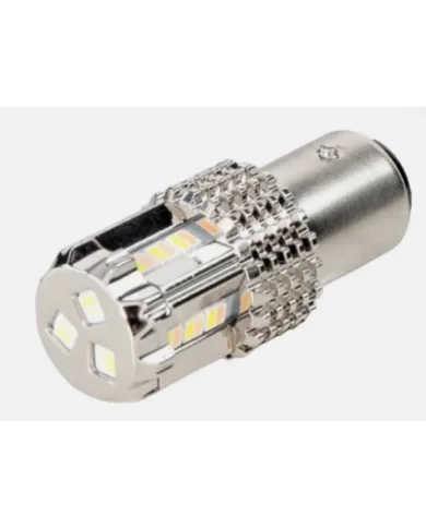 JMLLD-1009 - 1157 RED Bulb (15 diodes) for Glass Lens Light / Star Pattern / Super Bright (2nd Gen.)