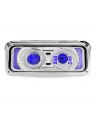 TXTLED-H125-Rectangular Backlit LED Projector Headlight Assembly - Chrome (Passenger Side) TXTLED-H125-Rectangular Backlit LED Projector Headlight Assembly - Chrome (Passenger Side)