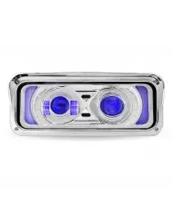 TXTLED-H125-Rectangular Backlit LED Projector Headlight Assembly - Chrome (Passenger Side) TXTLED-H125-Rectangular Backlit LED Projector Headlight Assembly - Chrome (Passenger Side)