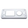 UP40980-Chrome Plastic Dome Light Cover With Swivel Light Hole For Peterbilt 386 (2006-2010) & 387 (1999-2010)