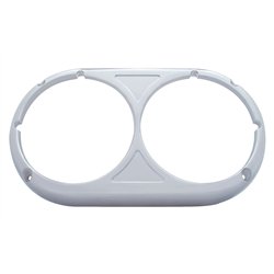 UP40982-Chrome Plastic Headlight Bezel For 1967-1987 Peterbilt 359 - Original Style