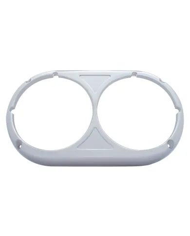 UP40982-Chrome Plastic Headlight Bezel For 1967-1987 Peterbilt 359 - Original Style