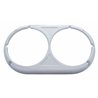 UP40982-Chrome Plastic Headlight Bezel For 1967-1987 Peterbilt 359 - Original Style