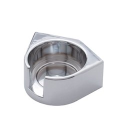 UP40990-Chrome Plastic Cup Holder For 1986 & Up Freightliner Classic & FLD - Driver