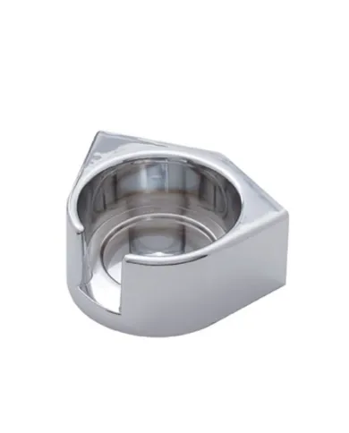 UP40990-Chrome Plastic Cup Holder For 1986 & Up Freightliner Classic & FLD - Driver