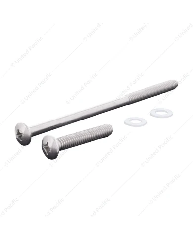 UP30500-2 - Stainless 1 Long & 1 Short Bus Light Mounting Screws