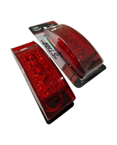 JML-2X6RR 2" X 6" Rectangular 16 LED RED "STAR" Marker / Turn Signal Light