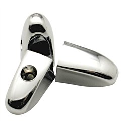 UP41013-Chrome Plastic A/C & Heater Control Slide Knobs For 1967-1987 Peterbilt 359 (Card of 3)