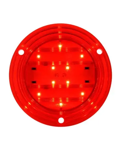 GG87530-4"&nbsp;RED/RED&nbsp;10LED&nbsp;FLANGE&nbsp;MOUNTSLEEPER/UTILITY&nbsp;LIGHT,&nbsp;2022+