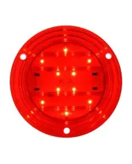 UP36665 - 24 LED 6" Oval Mirage Light (Turn Signal) - Amber LED/Clear Lens