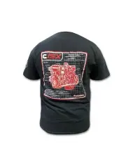 TCS PLAYERA BLACK ISX ENGINE