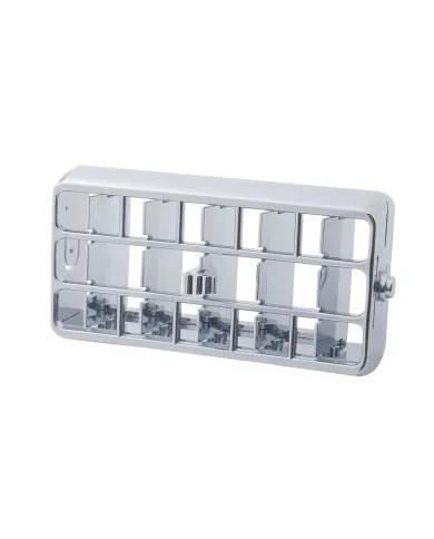 UP41015-Chrome Plastic A/C Vent For 2001-05 Peterbilt - Center