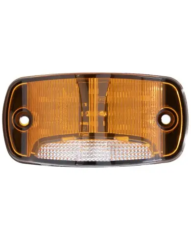 MXM23025YW-DC-Rectangular Amber Clearance Marker P2PC with White Ground Light