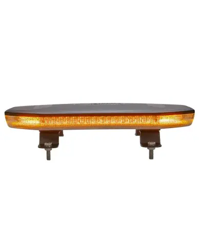 MXM20488YCL-Warning Minibar, Amber Clear Lens, Permanent Mount