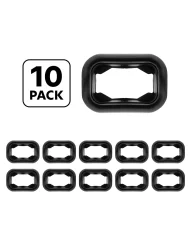 MXM20389YCL-Thin Low Profile 6 LED Amber Clear Lens Class 1 Warning