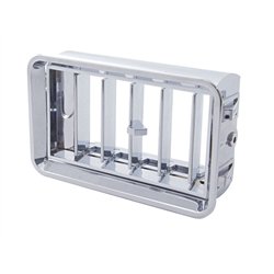 UP41024-Chrome Plastic A/C Vent For 1989-2010 Freightliner FLD/Classic - Center Dash