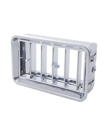 UP41024-Chrome Plastic A/C Vent For 1989-2010 Freightliner FLD/Classic - Center Dash