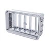 UP41024-Chrome Plastic A/C Vent For 1989-2010 Freightliner FLD/Classic - Center Dash