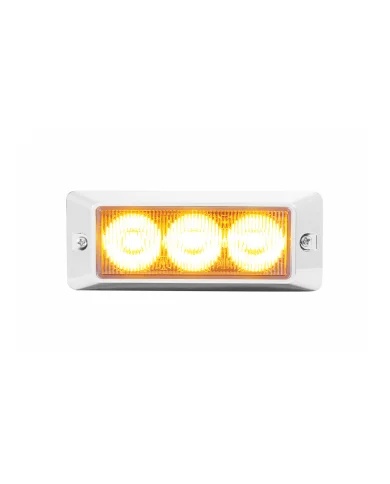 UP37627 - 3 High Power LED Warning Light - Amber LED