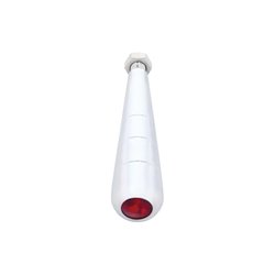 UP41046-4-1/2" Trailer Brake Handle With Red Crystal