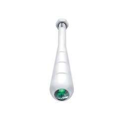 UP41051-4-3/4" Steering Column Tilt Handle With Green Crystal