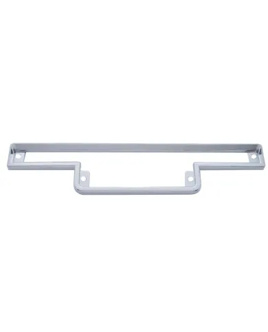 UP41080-Chrome Plastic Warning Light Panel Bezel With Visor For 1990-2000 Peterbilt 379/378/377