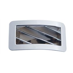UP41102-Chrome Plastic A/C Vent For 2001-2005 Peterbilt - Passenger