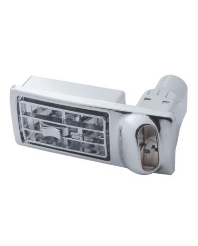 UP41103-Chrome Plastic A/C Vent For 2002-2005 Kenworth W900/T800/T600- Passenger