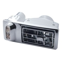 UP41105-Chrome Plastic A/C Vent For 2002-2005 Kenworth W900/T800/T600- Driver