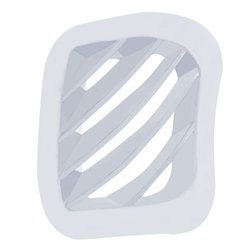 UP41109-Chrome Plastic A/C Dash Corner Vent For 2006+ Peterbilt - Passenger