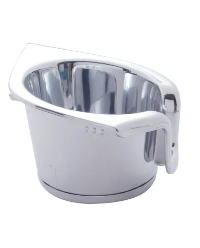 UP41119-Chrome Plastic Cup Holder For Peterbilt 389 (2008+) & 386/379/378/335/330 (2006+)