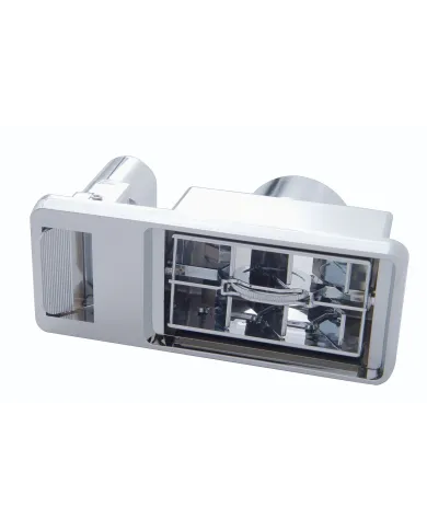 UP41137-Chrome Plastic A/C Vent For 2001 & Older Kenworth - Driver