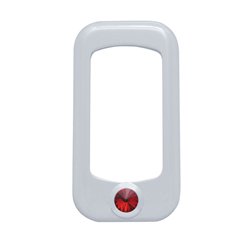 UP41146-Rocker Switch Bezel For Peterbilt/ Kenworth With Red Crystal (3-Pack)