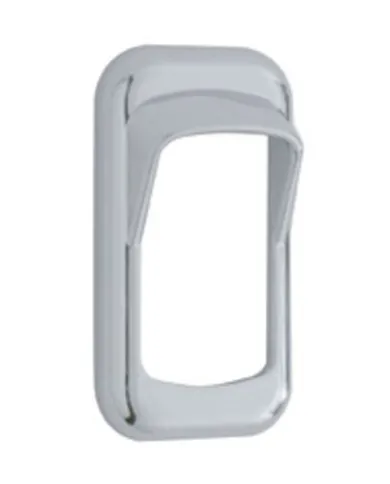 UP41147-Chrome Plastic Rocker Switch Bezels With Switch Guard (3-Pack)