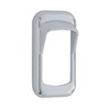 UP41147-Chrome Plastic Rocker Switch Bezels With Switch Guard (3-Pack)