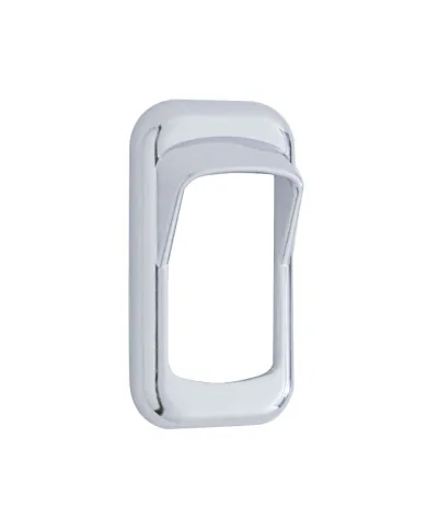 UP41147B-Chrome Plastic Rocker Switch Bezel With Switch Guard (Bulk)