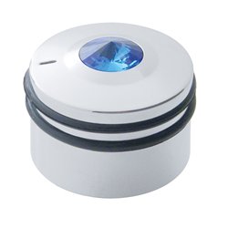 UP41165-Deluxe Signature A/C Control Knob For Peterbilt - Blue Crystal