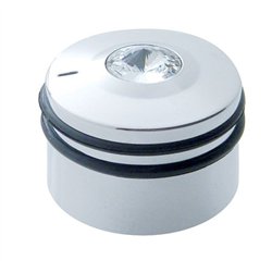 UP41166-Deluxe Signature A/C Control Knob For Peterbilt - Clear Crystal