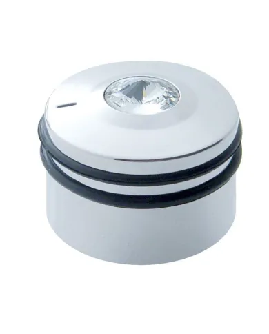 UP41166-Deluxe Signature A/C Control Knob For Peterbilt - Clear Crystal