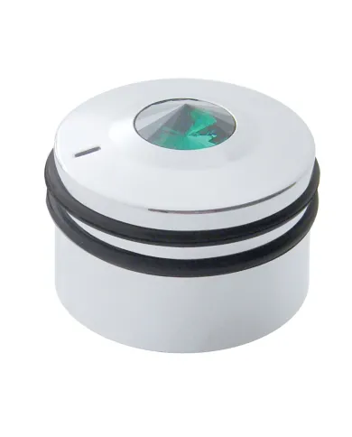UP41167-Deluxe Signature A/C Control Knob For Peterbilt  - Green Crystal