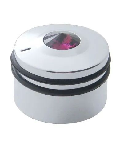 UP41168-Deluxe Signature A/C Control Knob For Peterbilt - Purple Crystal