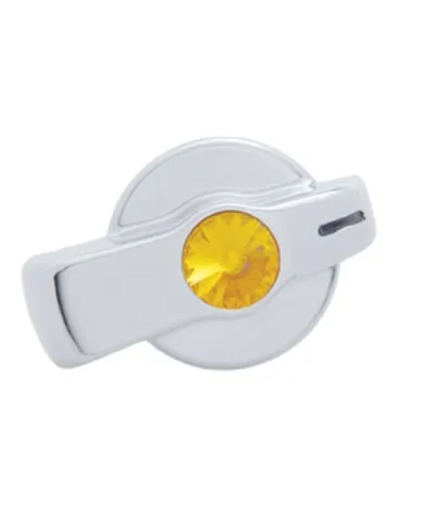UP41171-A/C Knob For Freightliner (Older Model) - Amber Crystal