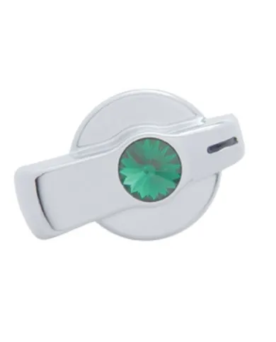 UP41174-A/C Knob For Freightliner (Older Model) - Green Crystal