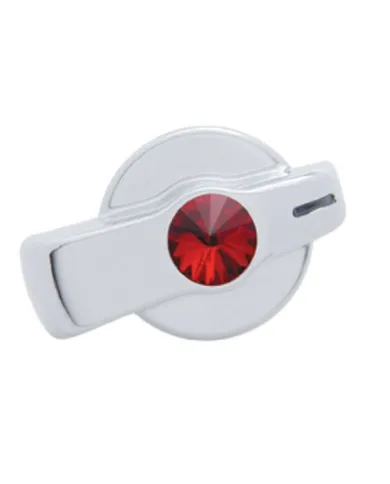 UP41176-A/C Knob For Freightliner (Older Model) - Red Crystal