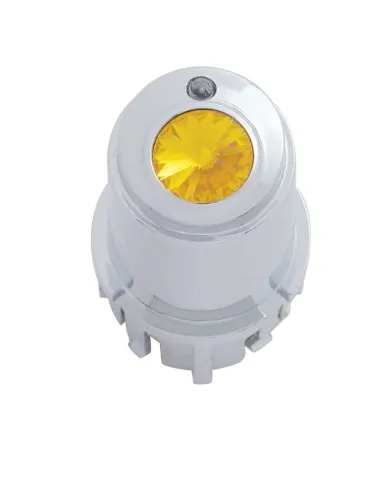 UP41191-Center A/C Control Knob For 2006+ Kenworth - Amber Crystal